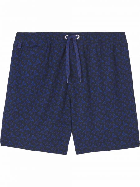 Pantalones cortos deportivos Burberry azul