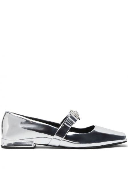Pantofi Versace argintiu