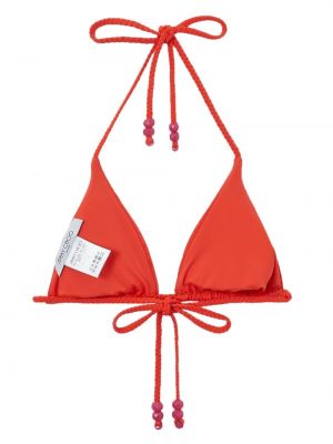 Bikini mit print Jimmy Choo orange