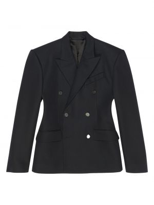 Приталенная куртка Balenciaga черная