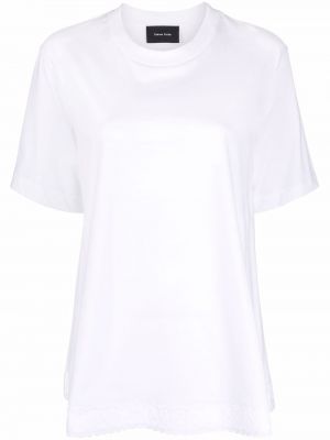Camiseta de encaje Simone Rocha blanco