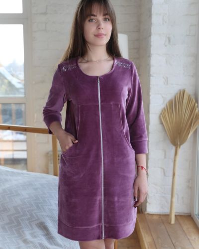 Домашний халат Lika Dress, фиолетовый
