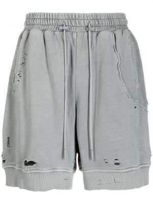 Pamučne kratke hlače s izrezima C2h4 siva