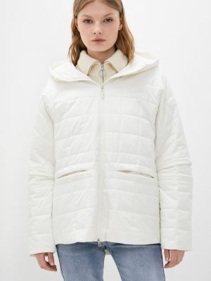 Утепленная демисезонная куртка Lawinter белая