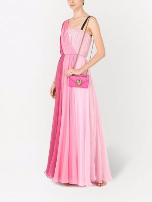 Vestido con volantes Dolce & Gabbana rosa