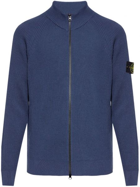 Striktrøje Stone Island blå