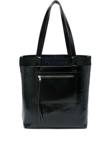 Skuldertaske Alexander Mcqueen sort