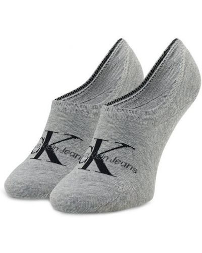 Chaussettes à motif mélangé Calvin Klein Jeans gris