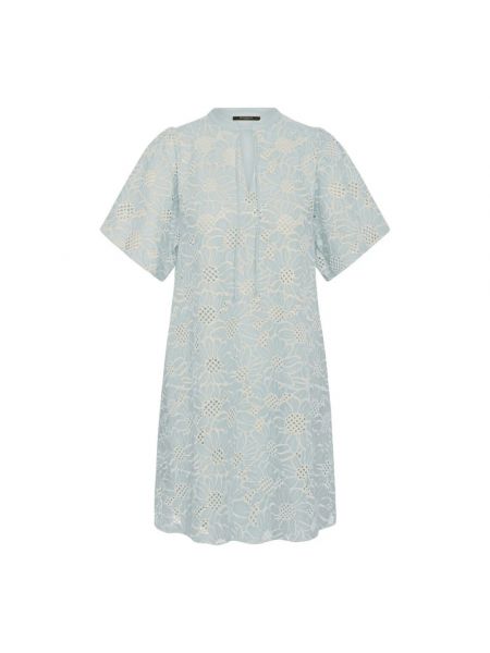 Sukienka mini koronkowa Bruuns Bazaar niebieska