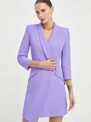 Фіолетова сукня міні Elisabetta Franchi