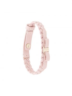 Bracciale intrecciato Ferragamo rosa