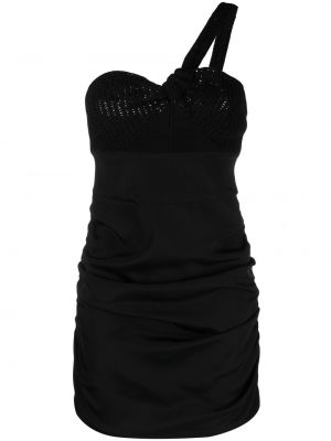 Асиметрична мини рокля The Mannei черно