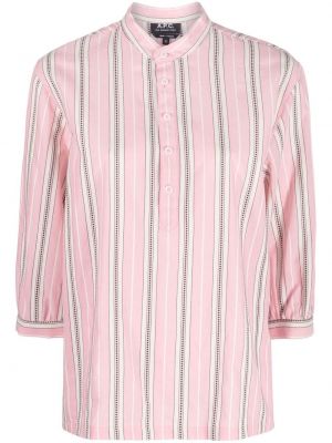 Randig blus A.p.c. rosa