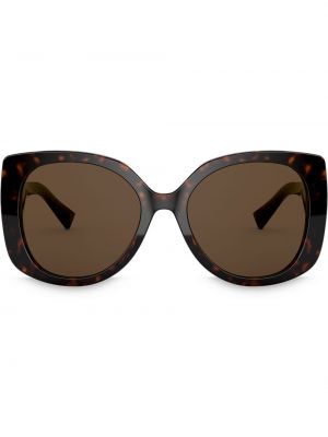 Brązowe okulary przeciwsłoneczne Versace Eyewear