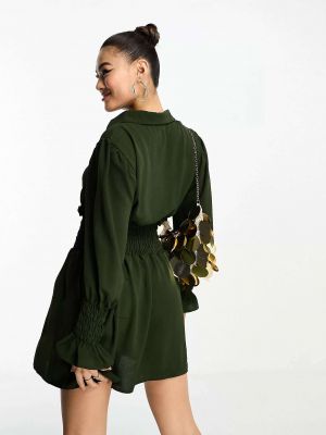 Платье мини Ax Paris зеленое