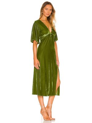 Vestido midi Tularosa verde