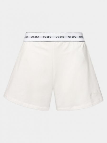 Shorts de sport large Guess blanc