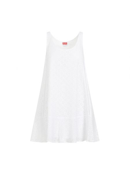Rozkloszowana sukienka Kenzo biała