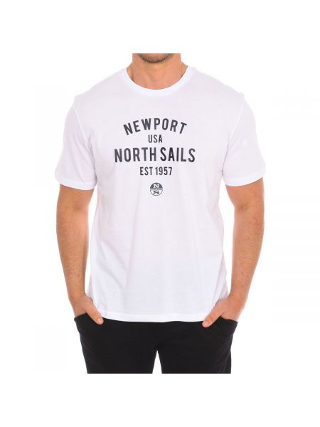 Tričko s krátkými rukávy North Sails bílé