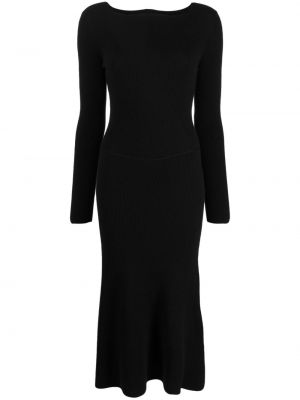 Макси рокля Victoria Beckham черно