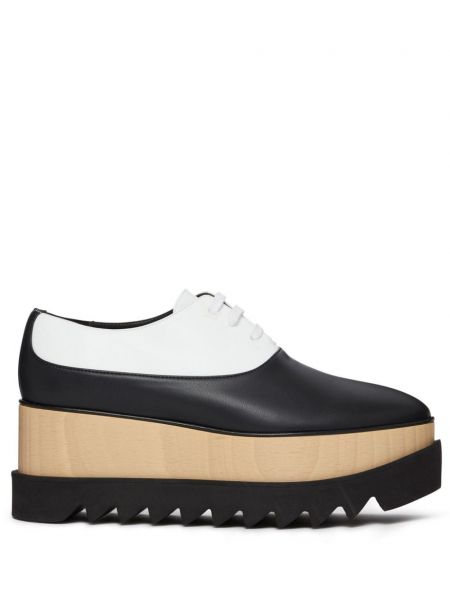 Alusta nahka brogues Stella Mccartney musta