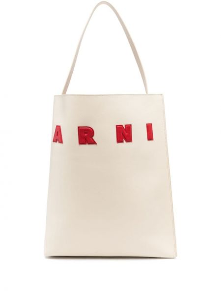 Δερμάτινη τσάντα shopper Marni