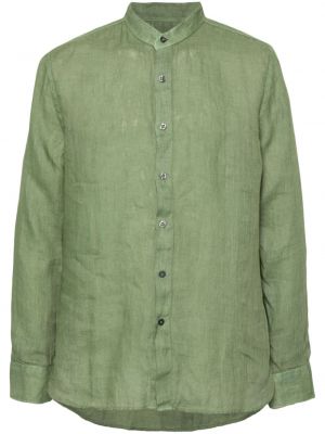 Lniana koszula 120% Lino zielona