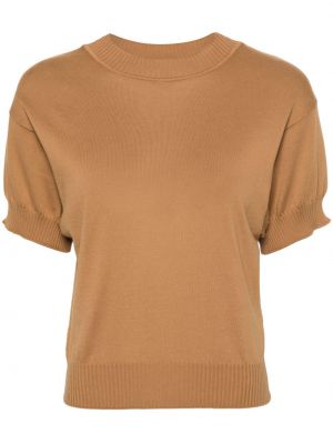 Pletený sveter Plan C hnedá