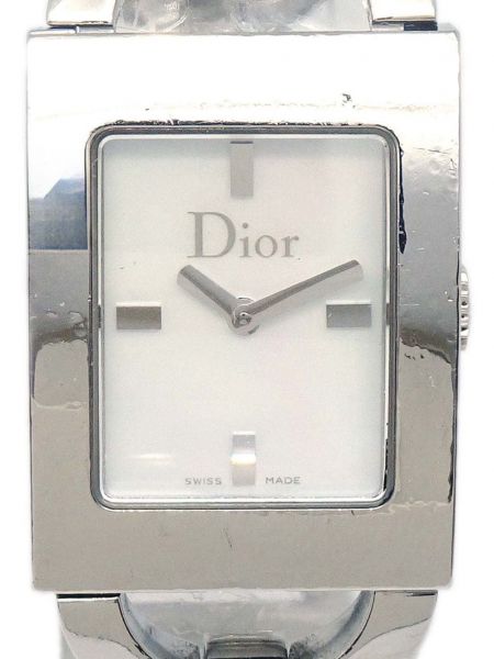 Hodinky Christian Dior Pre-owned bílé