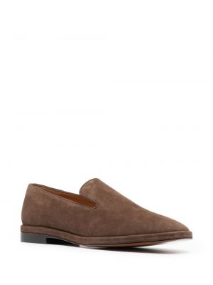 Slip-on loafer-kingad Clergerie pruun