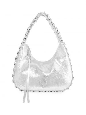 Металлическая сумка-хобо с цепочкой Whip Chain Rebecca Minkoff серебряный