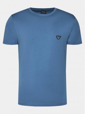 Tričko Emporio Armani modré
