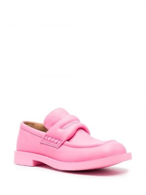 Nahast loafer-kingad Camperlab roosa