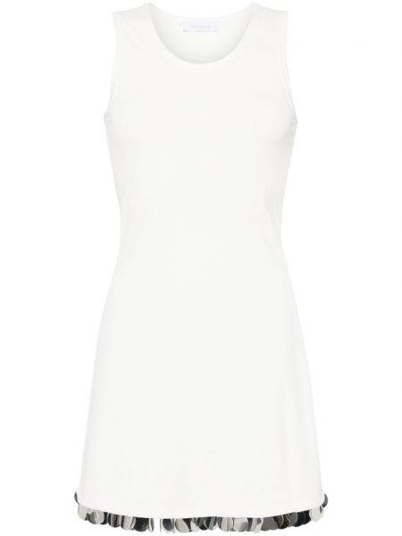 Ίσιο φόρεμα Rabanne λευκό