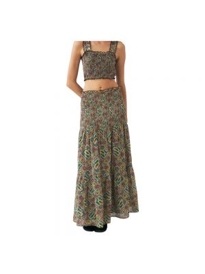 Długa spódnica Antik Batik zielona
