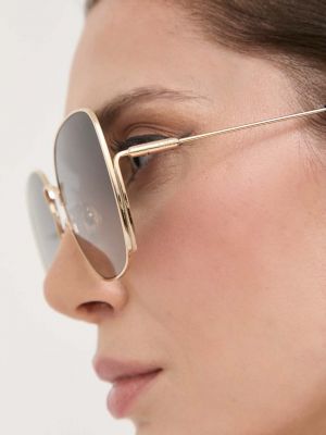 Okulary przeciwsłoneczne Chloe złote
