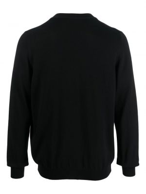 Cardigan en tricot à col v D4.0 noir