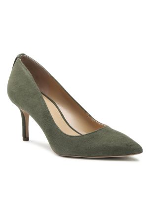 Полуотворени обувки с ток Lauren Ralph Lauren зелено
