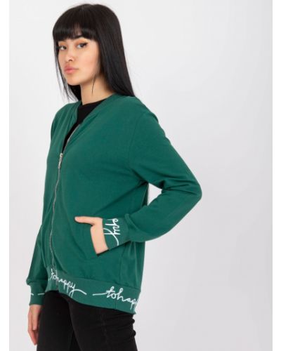 Pamut bomberdzseki Fashionhunters zöld