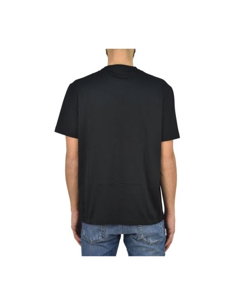 Camisa de algodón Versace negro