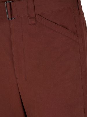 Pantalones de algodón Lemaire