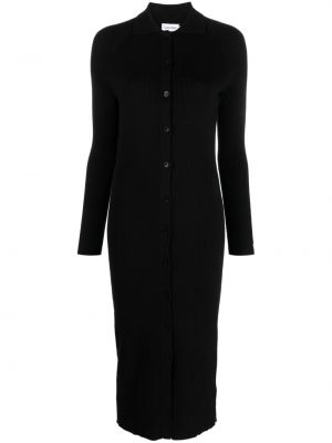 Večerní šaty s výšivkou Calvin Klein černé