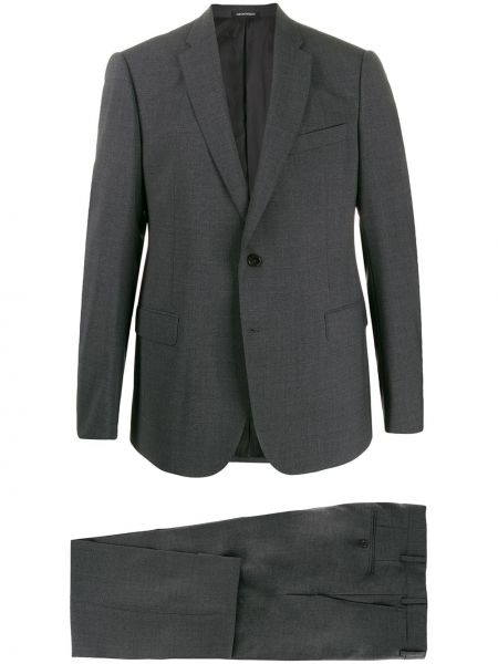 Oblek Emporio Armani šedý