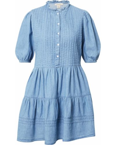 Košeľové šaty Oasis modrá