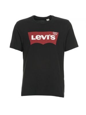 Koszulka z krótkim rękawem z nadrukiem Levi's czarna