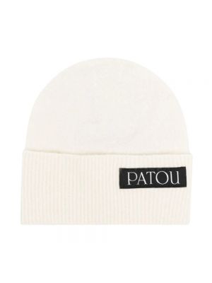 Dzianinowa czapka Patou biała