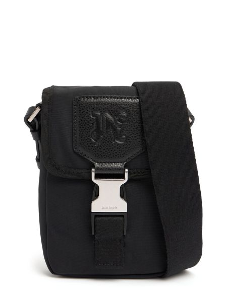 Crossbody väska i nylon Palm Angels svart