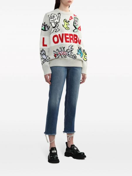 Sweter Charles Jeffrey Loverboy beżowy