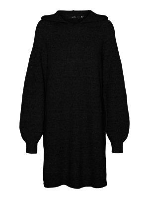 Pletené pletené šaty Vero Moda čierna