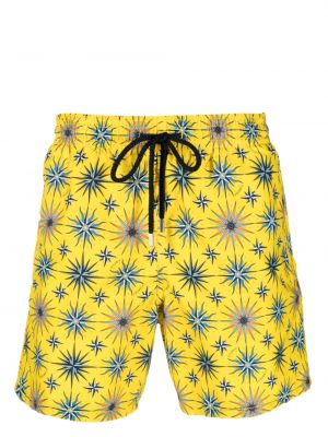 Stern shorts mit print Vilebrequin gelb